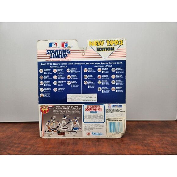 KENNER MLB 1993 Starting Lineup Figure ROBERTO ALOMAR & Special Series Card - Picture 6 of 8